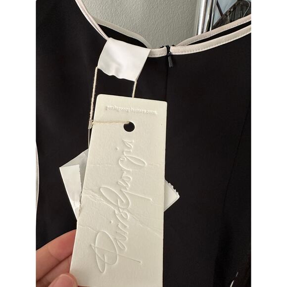 Paris Georgia Heart Dress in Black & White - Picture 12 of 16